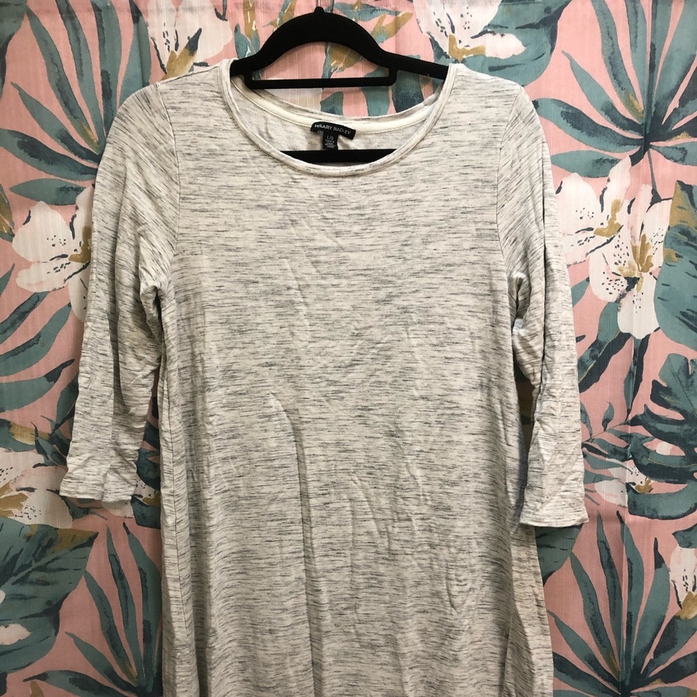 Grey 3/4 sleeve tunic